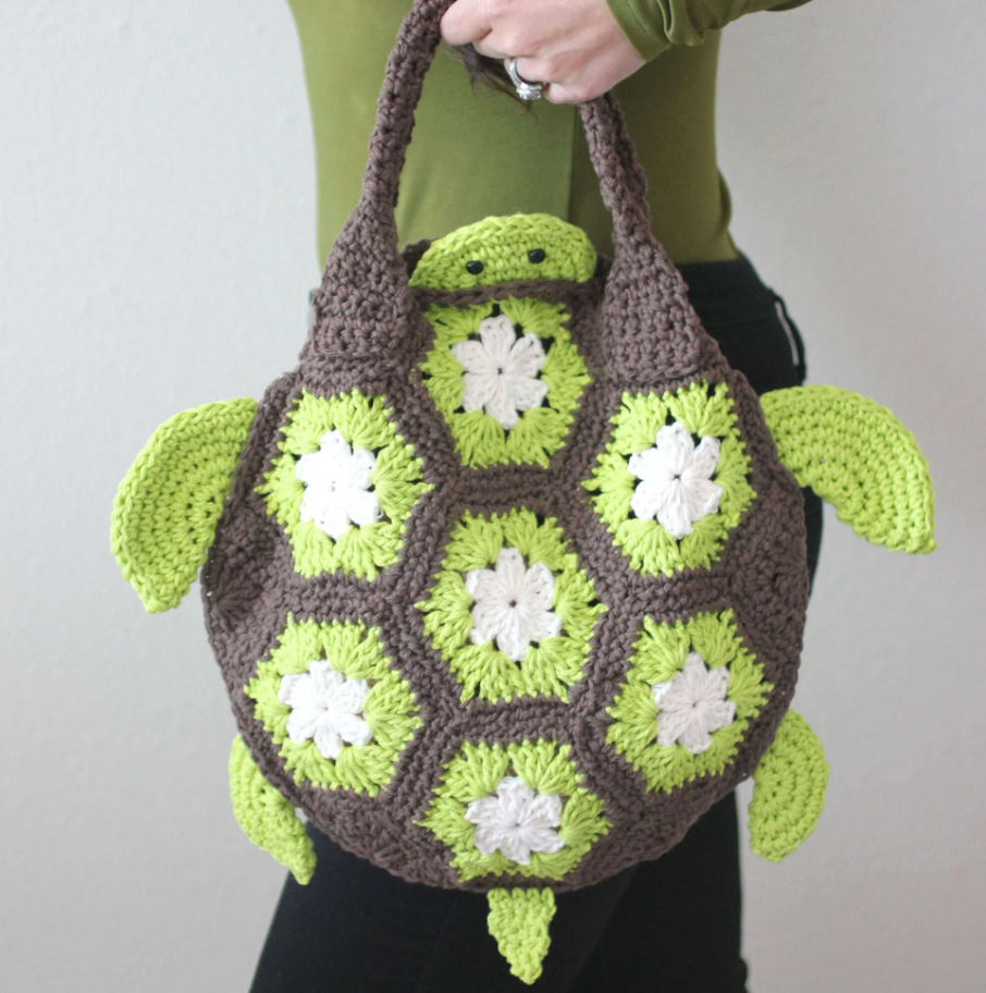 Foldable Turtle Bag Crochet Pattern