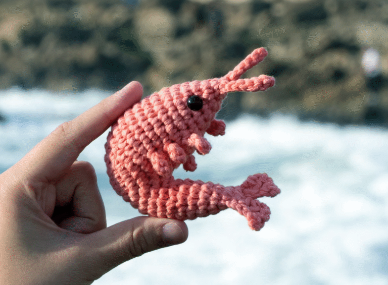 shrimp crochet pattern