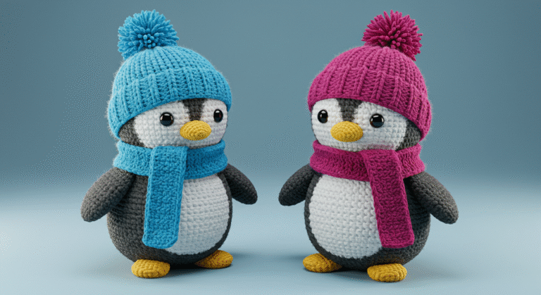 free penguin crochet pattern